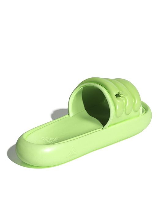 Adidas Green Adilette Zplaash Slider Slipper