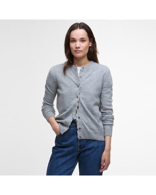 Barbour Blue Pendle Cardigan