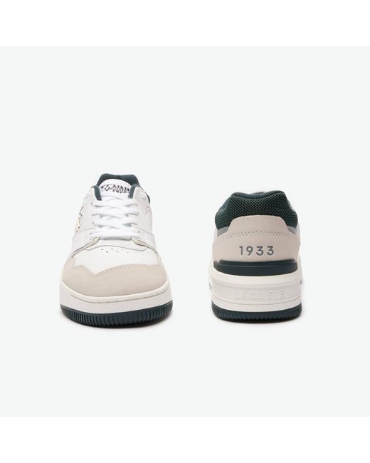 Lacoste White Lineshot Trainers for men