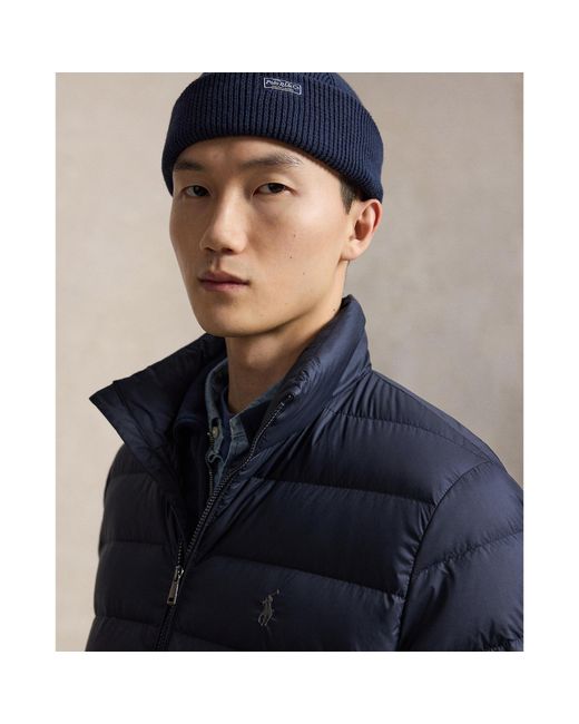 Polo Ralph Lauren Blue Colden Short Puffer Jacket for men