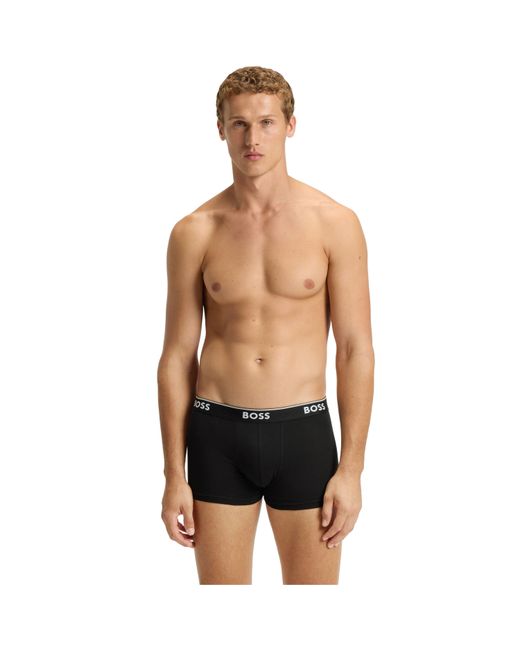 Boss Black Bodywear 3-Pack Boxer Shorts With Logo Detail for men