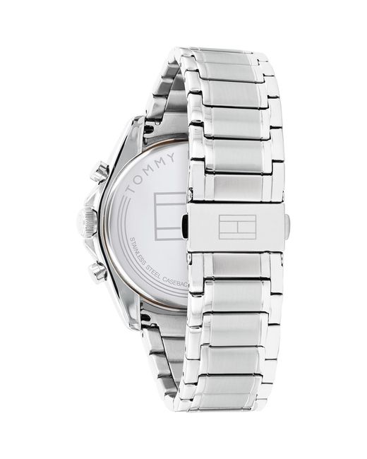 Tommy Hilfiger Metallic Stainless Steel Watch for men