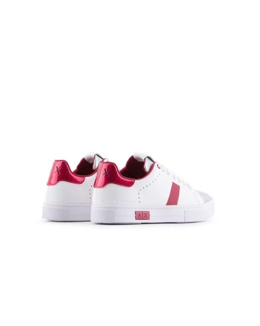ARMANI EXCHANGE Pink Trainers