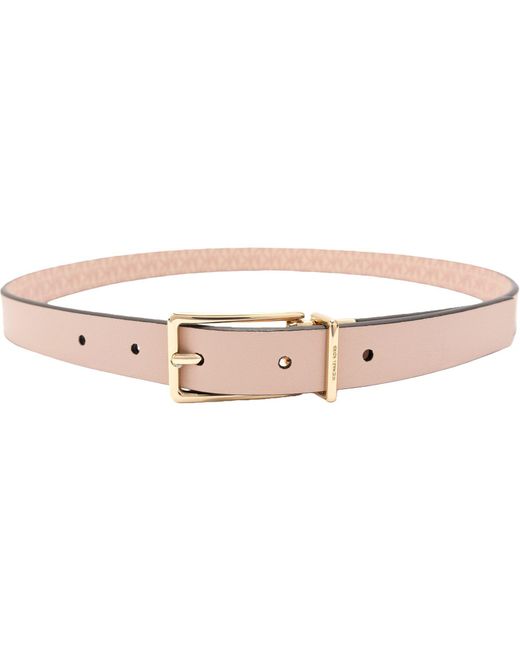 MICHAEL Michael Kors Natural Leather Belt