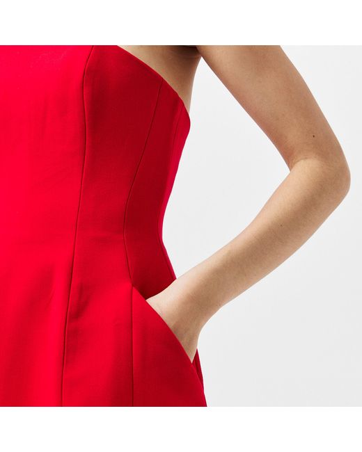 Bardot Red Karoline Hourglass Dress