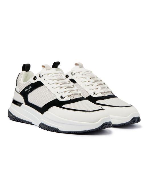 Mallet White Radnor Low-Top Trainers for men