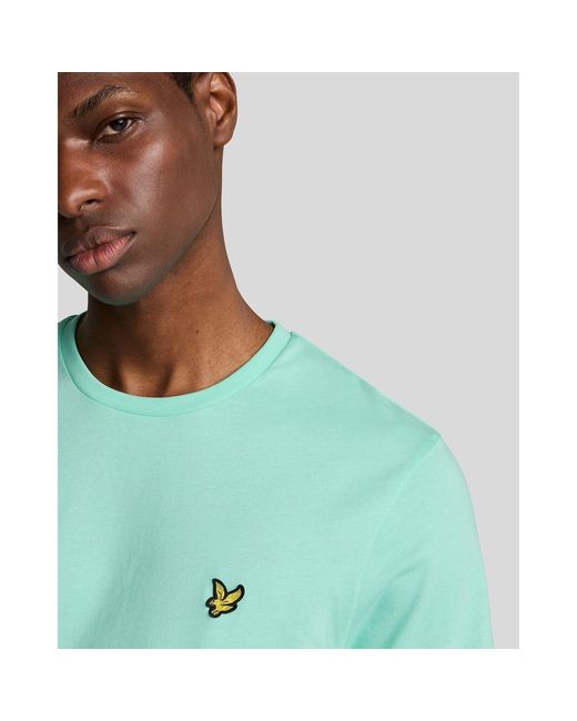 Lyle & Scott Blue Basic Logo T Shirt for men