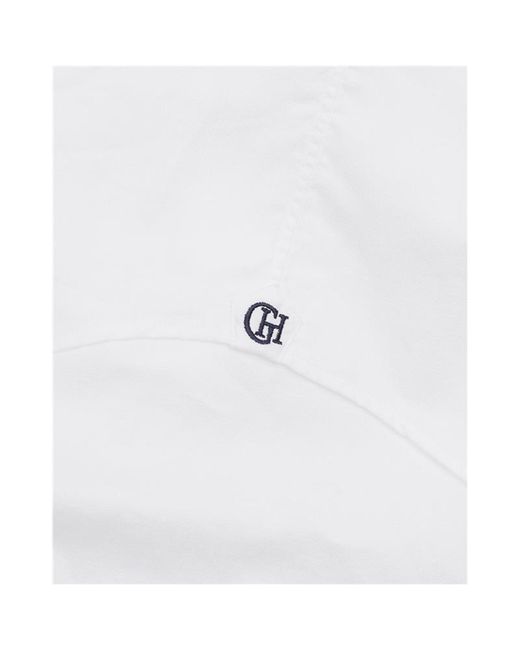 Gieves & Hawkes White Long Sleeve Plain Shirt for men