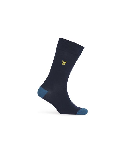 Lyle & Scott Blue Crew Socks for men