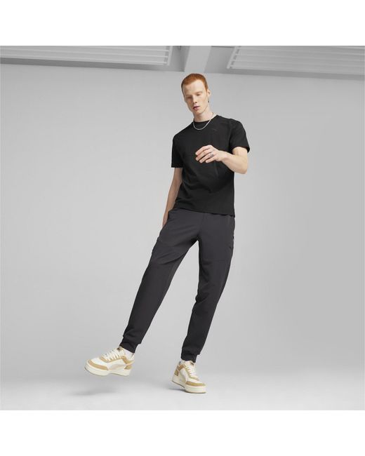 PUMA Gray Tech Closed Hem Woven Jogger for men