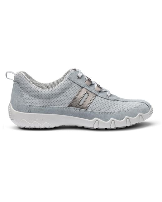 Hotter Gray Leanne Ii Wide Fit Trainers