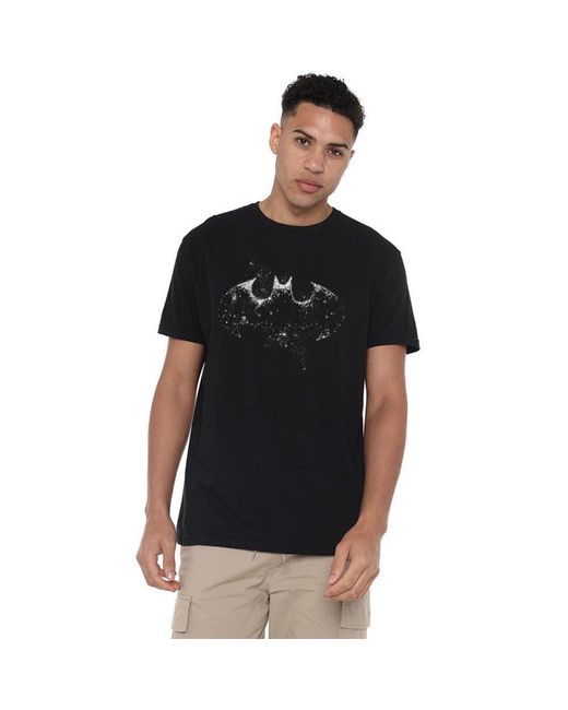 Batman Black Galaxy Cotton T-Shirt for men
