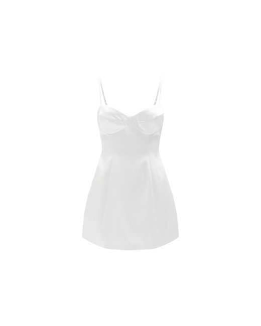 Bardot White Marcello Strappy Mini Dress