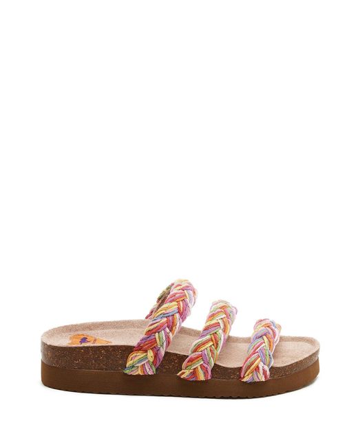 Rocket Dog Pink Ashley String Braid Sandal