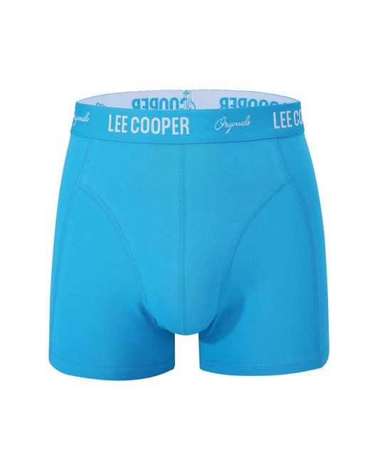 Lee Cooper Blue Essential Boxer Trunk 5-Pack for men