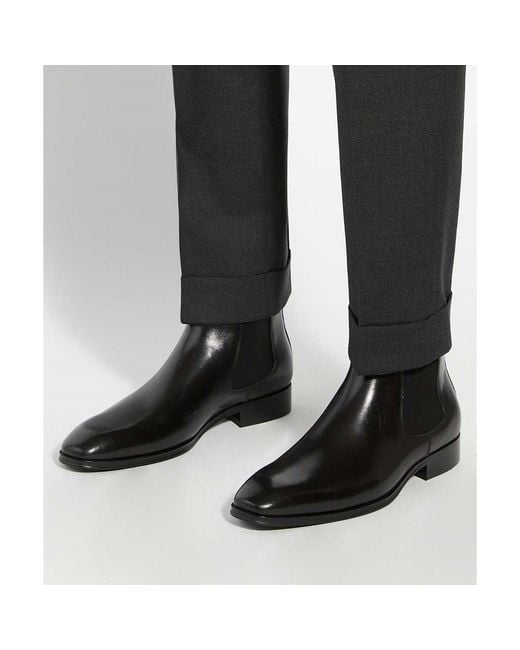Dune Black Chelsea Boots for men