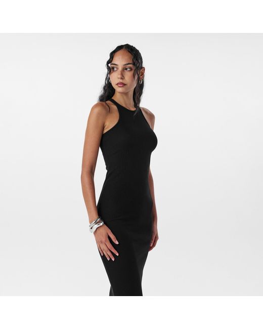 Off-White c/o Virgil Abloh Black Off Off Ribbed Dress