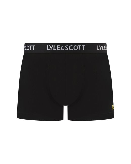 Lyle & Scott Black Lyle Ethan 3Pk for men