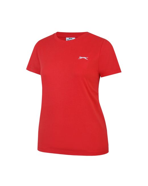 Slazenger 1881 Red Crew Neck Tee