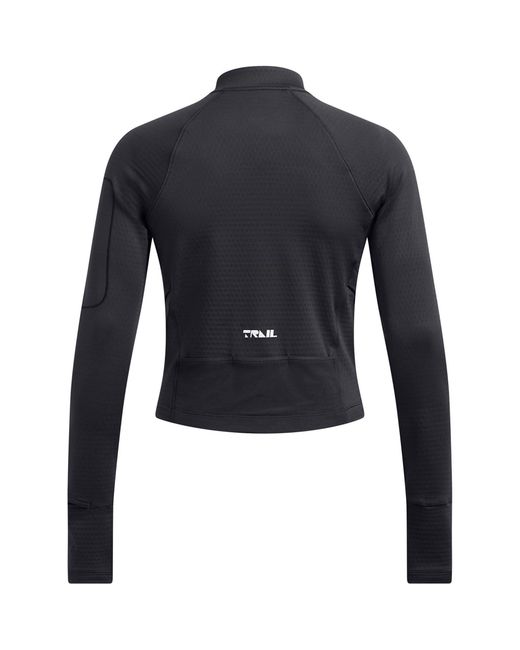 Under Armour Green Trail Run Long-Sleeve Performance Running Top