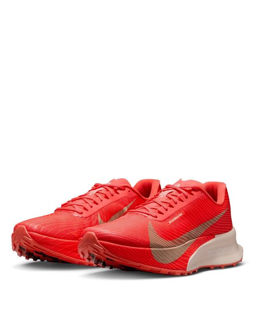Nike Red Acg Ultrafly 2 Trail Running Shoes for men