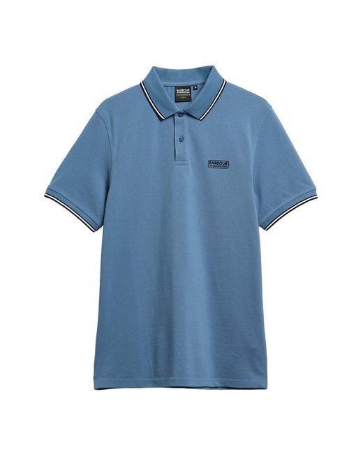 Barbour Blue Evan Polo Shirt for men