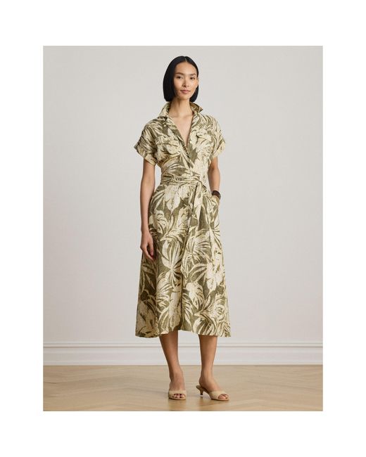 Ralph Lauren Metallic Shirt Dress