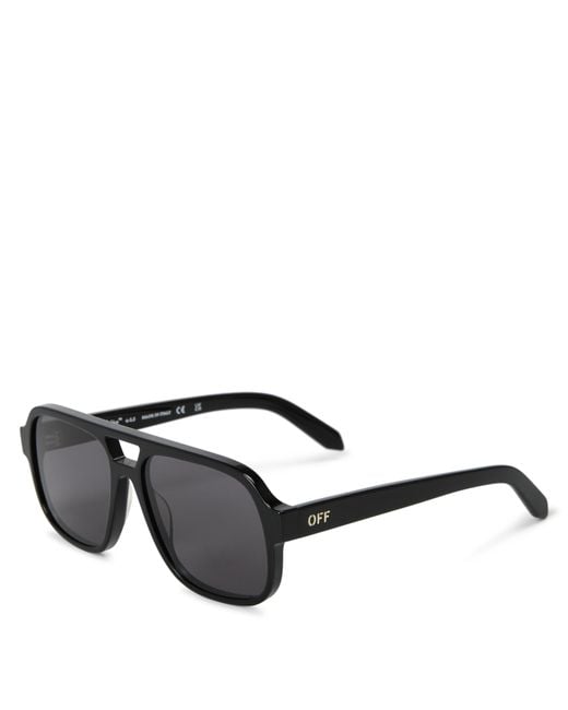 Off-White c/o Virgil Abloh Gray Off Forks Sunglasses 99