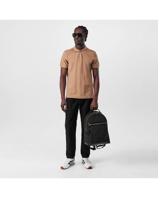 Tom Ford Black Logo Backpack for men