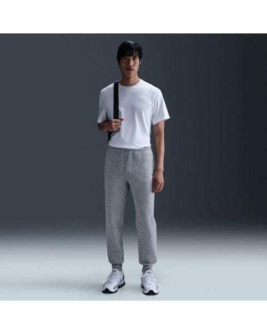 Nike Gray Sportswear Club Fleece Jogging Pants for men