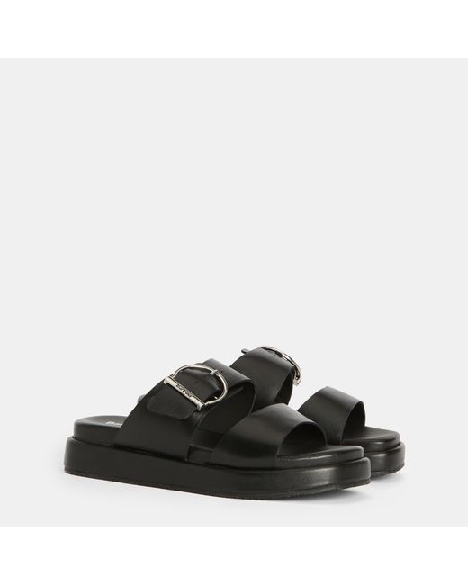 Barbour Black Adele Sandals