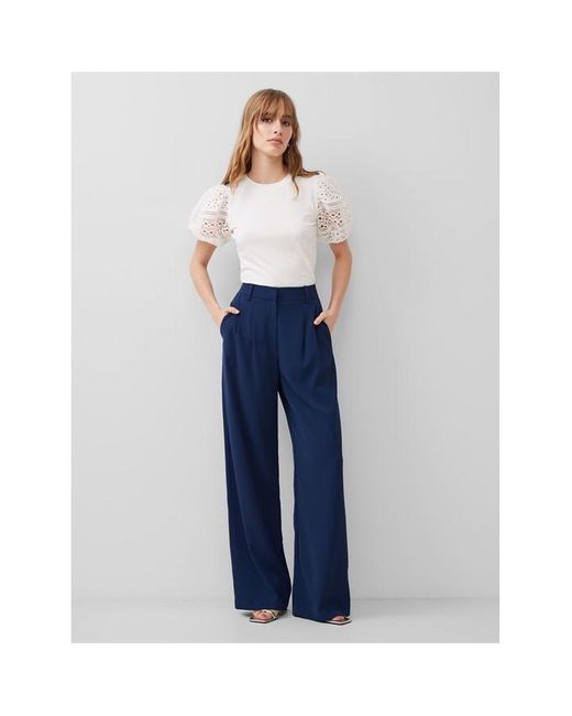 French Connection Blue Harry Suit Trousers
