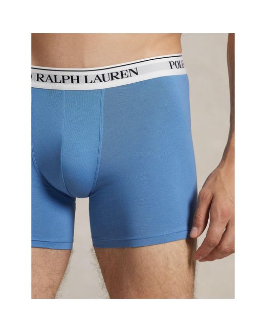 Polo Ralph Lauren White 3-Pack Boxer Briefs for men