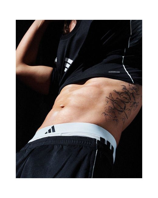 Adidas Black 2 Pack Boxers for men