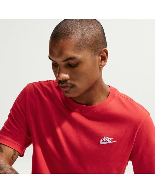 Nike Red Club T-Shirt for men