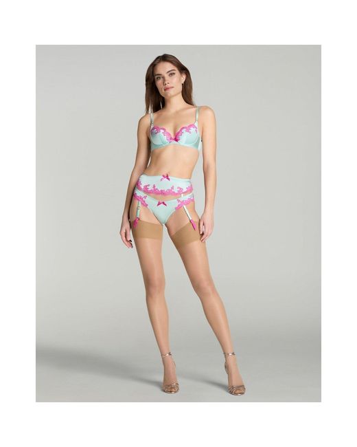 Agent Provocateur Purple Molly Suspender