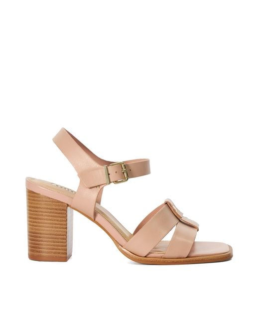 Dune Pink Jessia Heeled Sandal