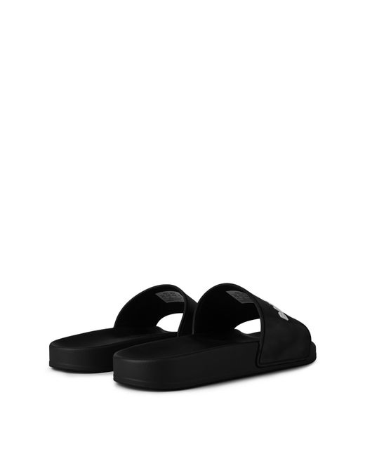 Balenciaga Black Logo Sliders for men
