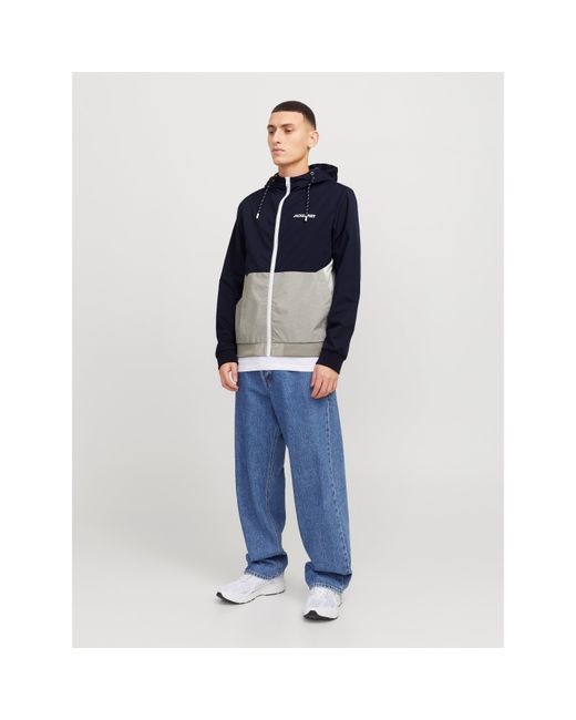 Jack & Jones Blue Bomber Jacket for men