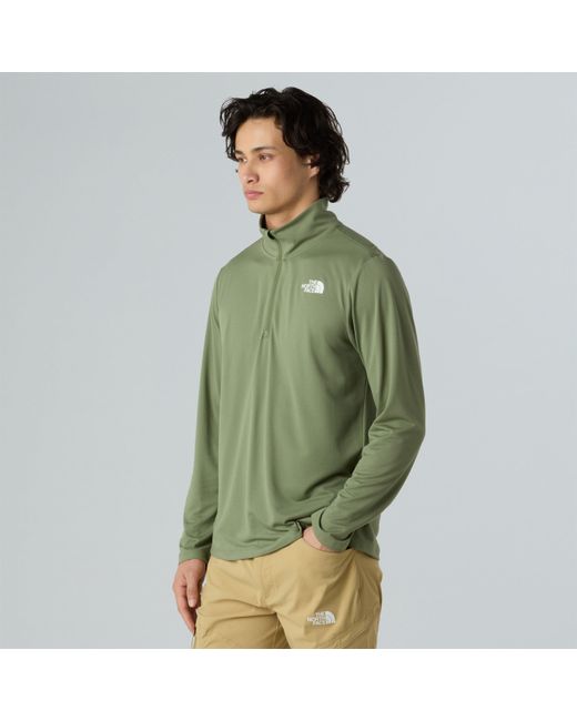The North Face Green Long-Sleeve T-Shirt for men