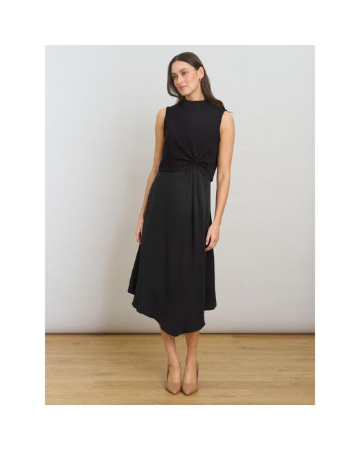 Gina Bacconi Blue Ashlee Midi Dress