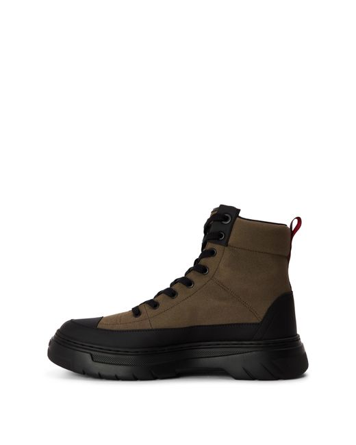 HUGO Brown Urian Halb Ankle Boots for men