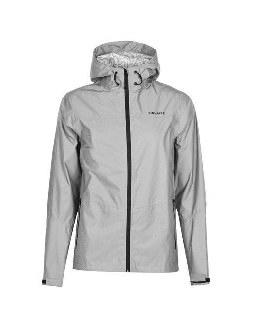 Pinnacle Gray Waterproof Reflective Cycling Jacket