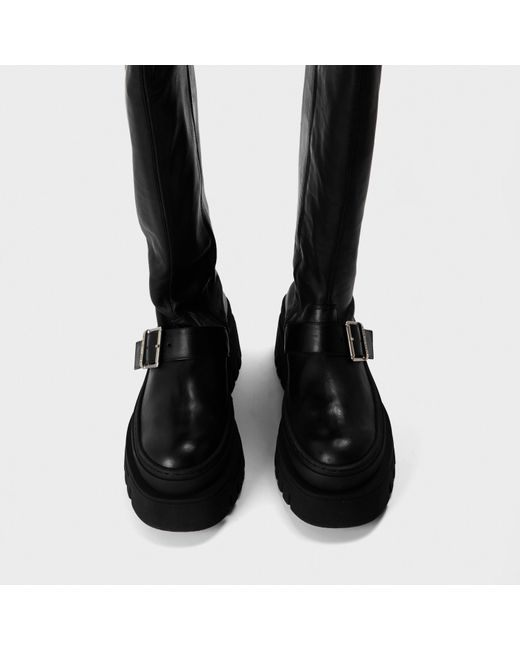 Steve Madden Black Knee High Boots