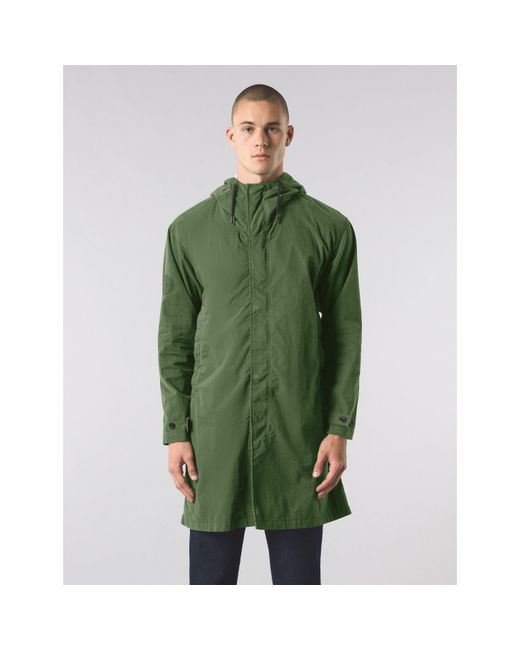 Pretty Green Green Feltham Military-Inspired Hooded Parka for men