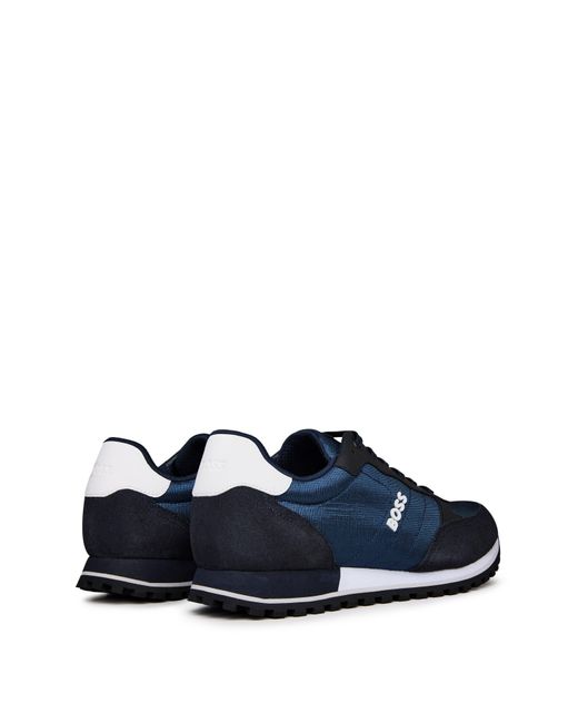 Boss Blue Parkour Runner Style Trainers for men