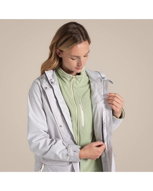 Craghoppers Gray Kaia Rain Anorak