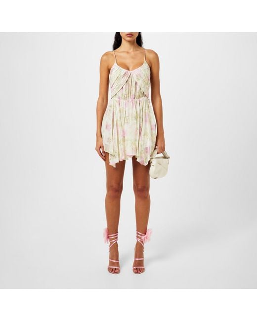 LoveShackFancy White Clairo Mini Dress