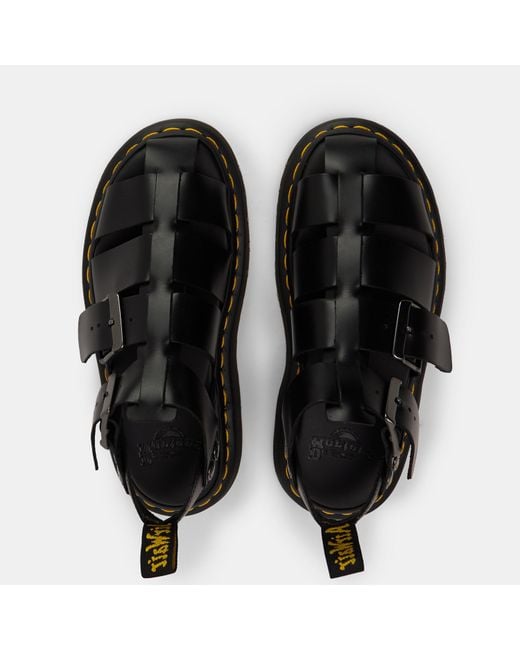 Dr. Martens Black Garin Fisherman Sandal