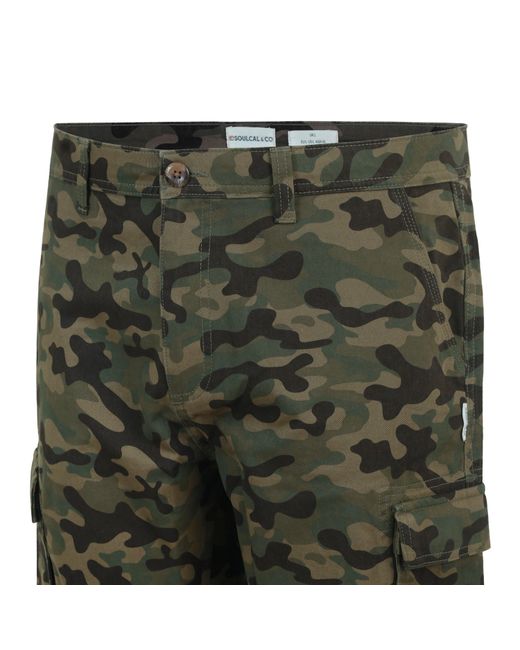 SoulCal & Co California Green Utility Shorts for men